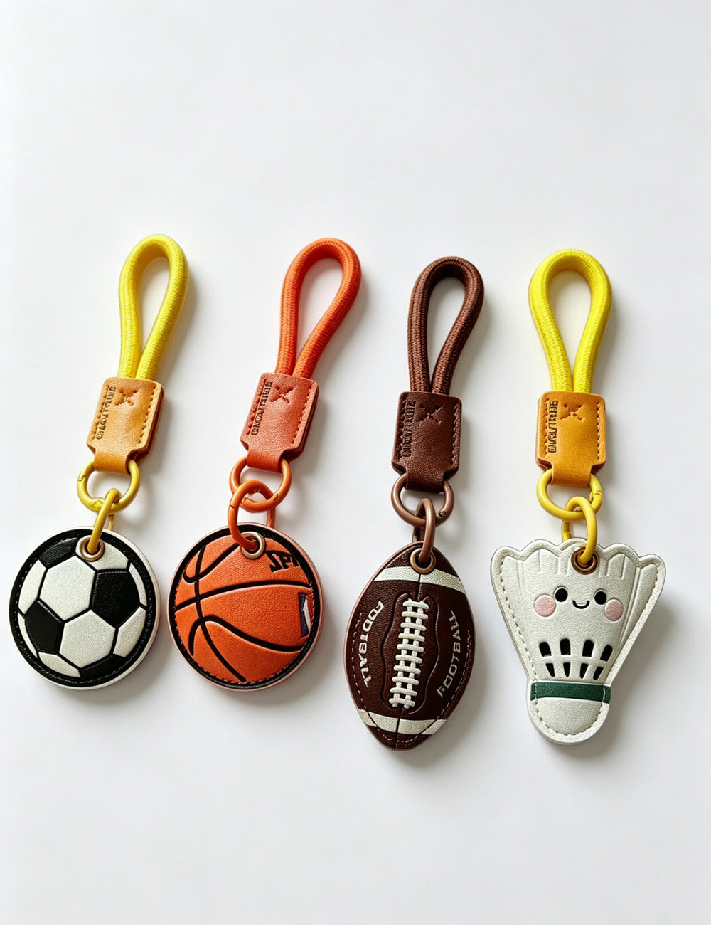 Leather Soccer Ball Keychain - DippedShop Wholesale - #9827