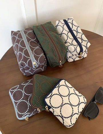 Retro Embroidery Large Capacity Make Up Bag 6S10BOB1026