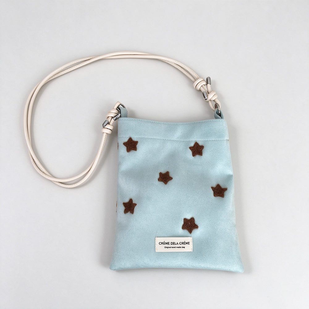 Cute Star Embroidery Crossbody Phone - DippedShop Wholesale - #0531