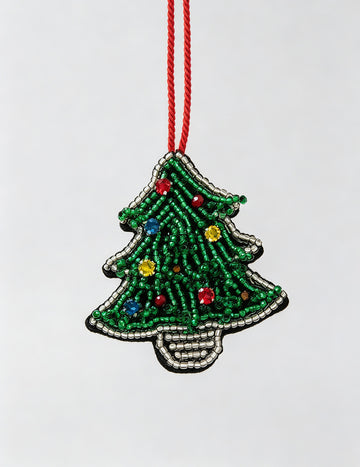 Colorful Rhinestones Christmas Tree Pendant Bag Charm 6W10BBC786