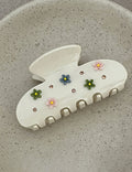 Sweet Colorful 3D Flower Acetate Hair Claw 6W6HCP1273