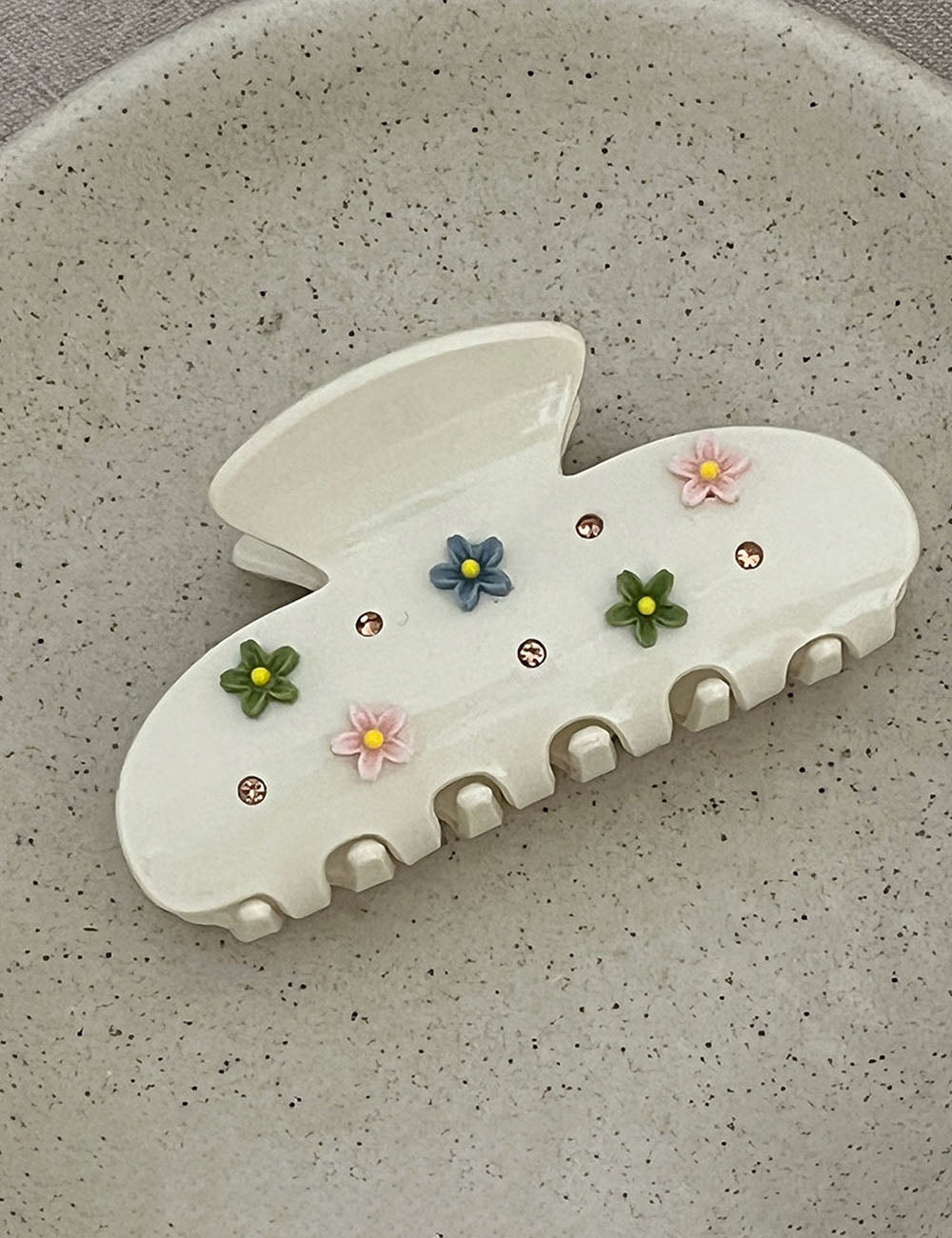 Sweet Colorful 3D Flower Acetate Hair Claw 6W6HCP1273