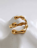 Irregular Crossover Ring - DippedShop Wholesale - #0227