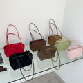 Retro Suede Mini Square Shoulder Bag 6W10BBG1872