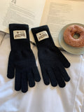 Minimalist Solid Color Full Finger Warm Gloves 6W6GLO88