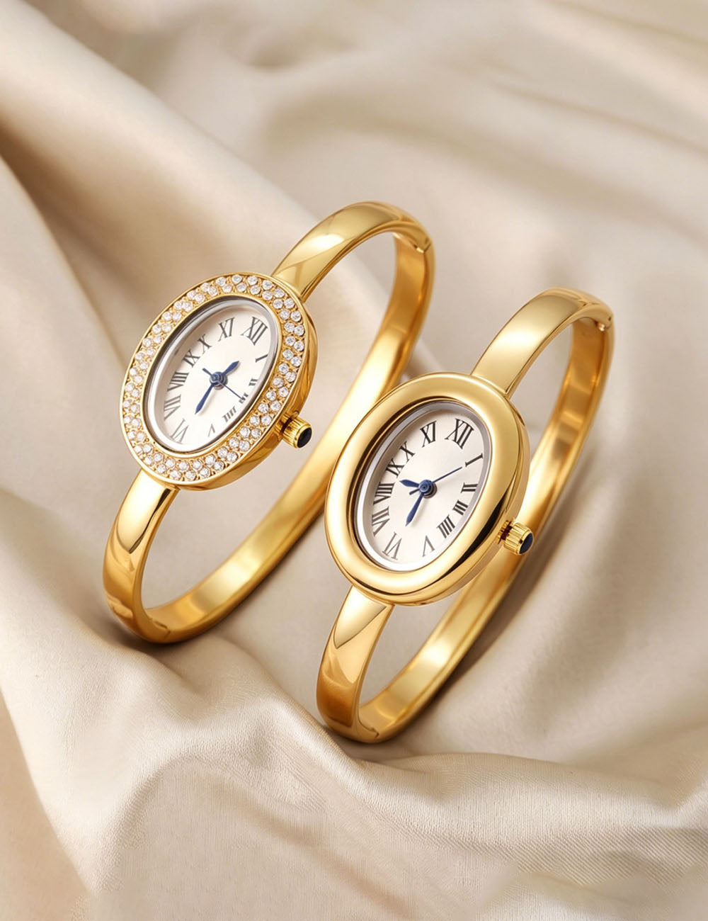 Oval Dial Bracelet Watch - DippedShop Wholesale - #5651