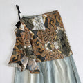 Boho Style Paisley Print Layering Skirt Hip Scarf 6W1SL47