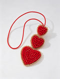 Heart Pendant Bag Charm - DippedShop Wholesale - #6147