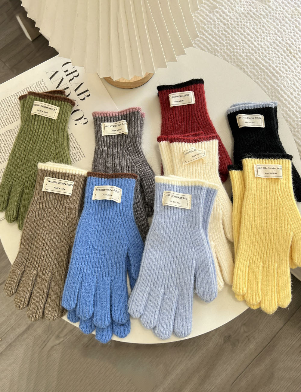 Touch Screen Knit Gloves - DippedShop Wholesale - #5539