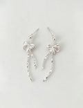 Bowknot Tassel Stud Earrings - DippedShop Wholesale - #3219