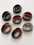Mini Oval Hair Claw - DippedShop Wholesale - #7507