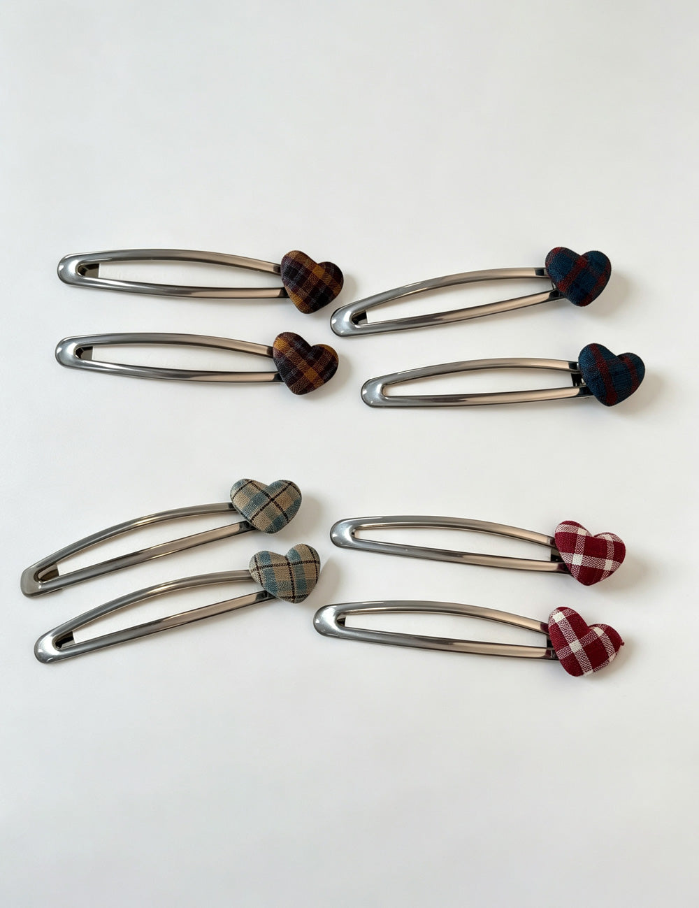 Minimalist Heart Hollow Duckbill Hair Clips 6W6HCP1236