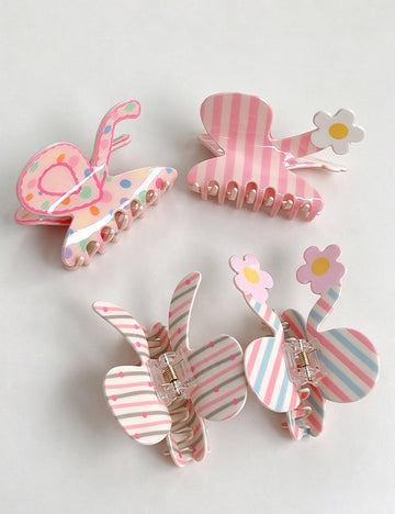 Butterfly Bow Hair Claw - DippedShop Wholesale - #7219