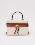 Vintage Mini Square Box Top-Handle Crossbody Bag 6W10BBG2405