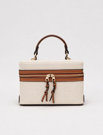Vintage Mini Square Box Top-Handle Crossbody Bag 6W10BBG2405