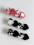 Marble Heart Hair Claw - DippedShop Wholesale - #9523