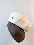 Metal Badge Beret Hat - DippedShop Wholesale - #9251