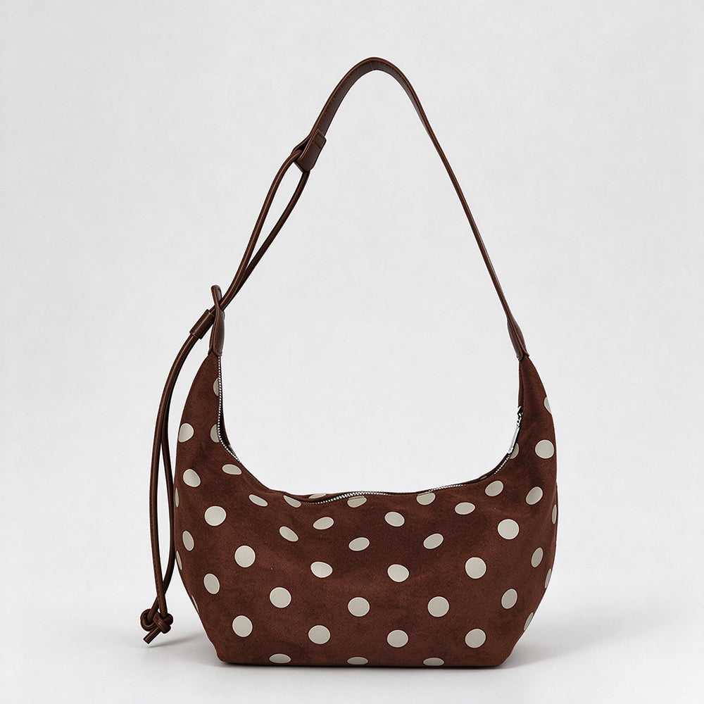 Vintage Polka Dot Faux Suede - DippedShop Wholesale - #1299