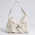 Vintage Drawstring Multiple Pocket Shoulder - DippedShop Wholesale - #7411