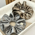 Chic Polka Dots Print Double Layer Scrunchies 6W6HSR356