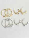 Bowknot Twisted Hoop Earrings - DippedShop Wholesale - #9747