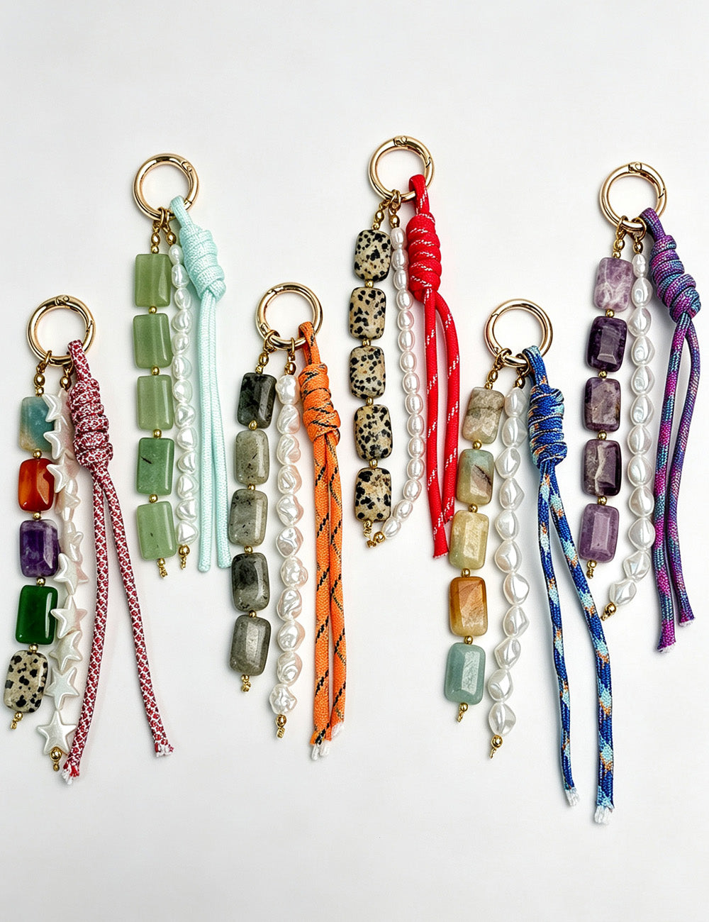Baroque Pearl Braided Bag Charm - DippedShop Wholesale - #5363