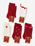 Sweet Velvet Bow Crew Socks 6W8FSO658