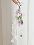 Creative Grape Beaded Pendant Keychain Bag Charm 6W10BBC384