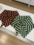 Stylish Color Block Striped Triangle Scarf 6W6NSW270