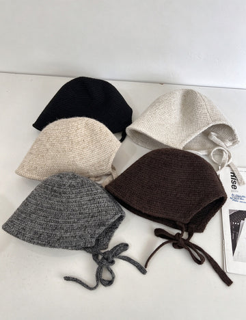 Ear Flap Knit Bonnet - DippedShop Wholesale - #6067
