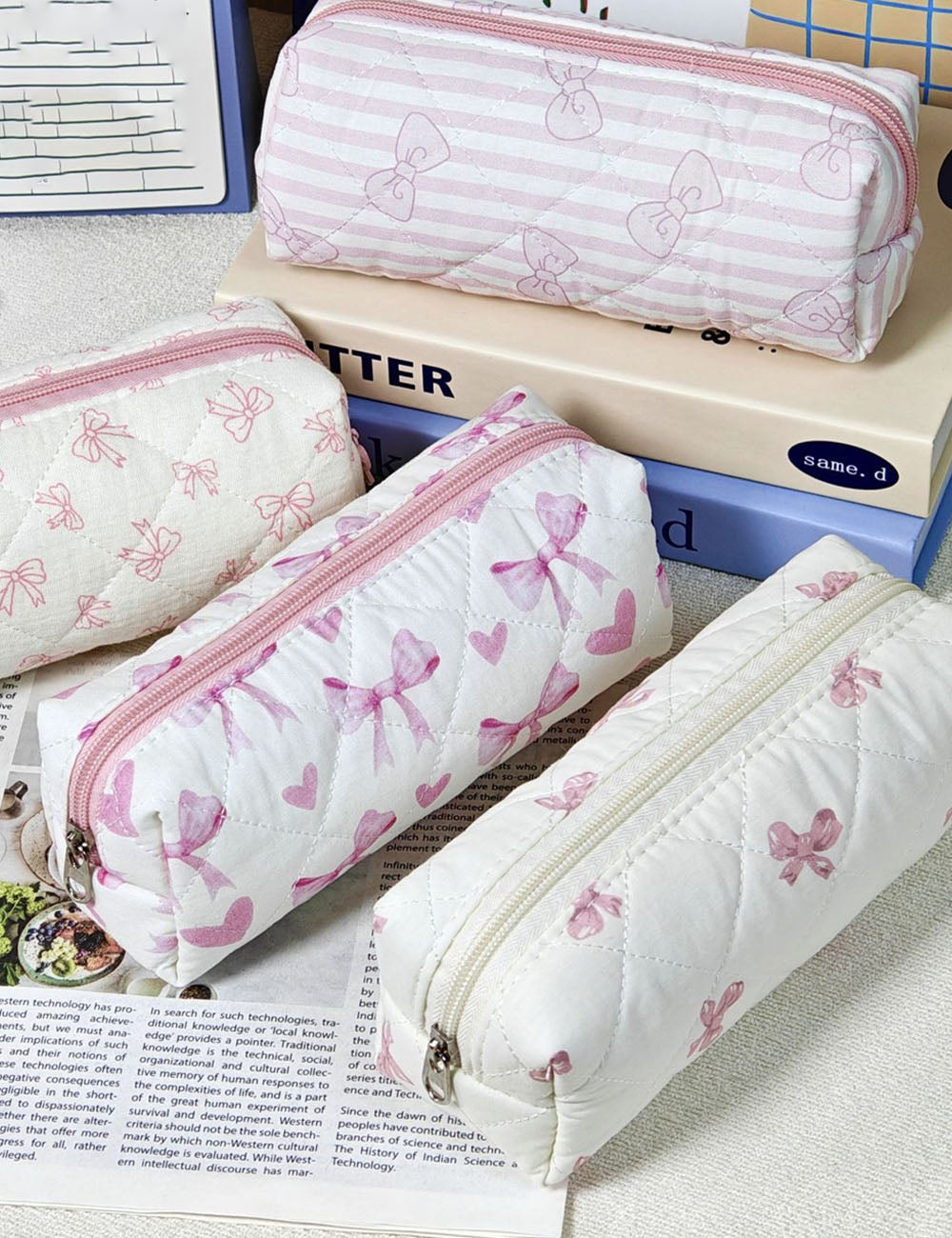 Bow Knot Pencil Case - DippedShop Wholesale - #4195