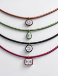 Cubic Zircon Pendant Choker - DippedShop Wholesale - #5875