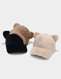Cute Plush Cat Ears Warm Baseball Cap 6W6HAT536