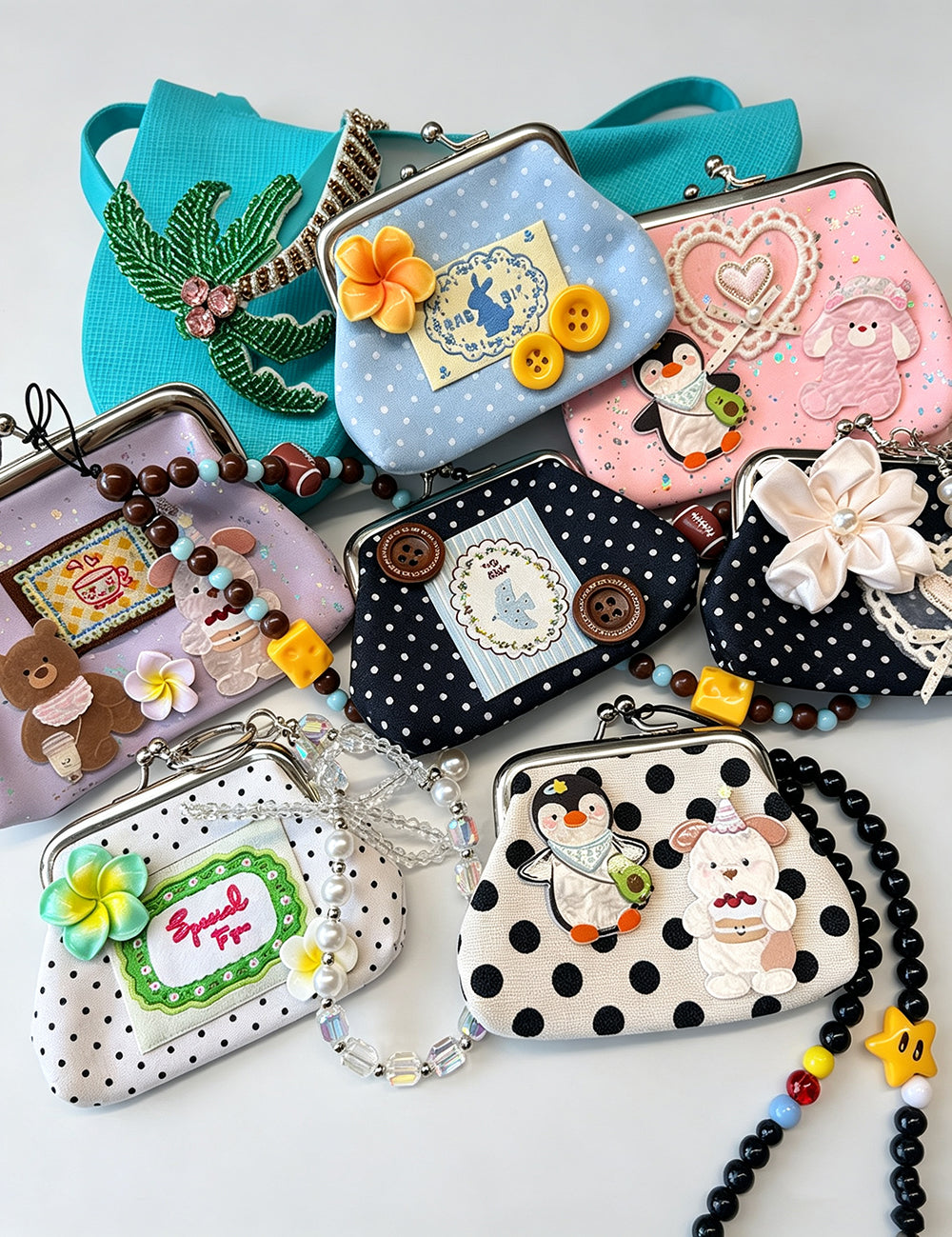 Kiss Lock Coin Purse - DippedShop Wholesale - #2995