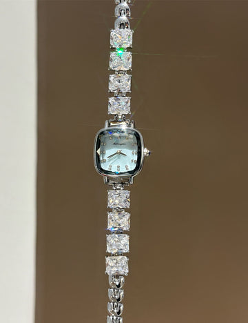 Square Crystal Quartz Watch - DippedShop Wholesale - #2707