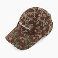Retro Distressed Floral Embroidery Baseball Cap 6W6HAT780