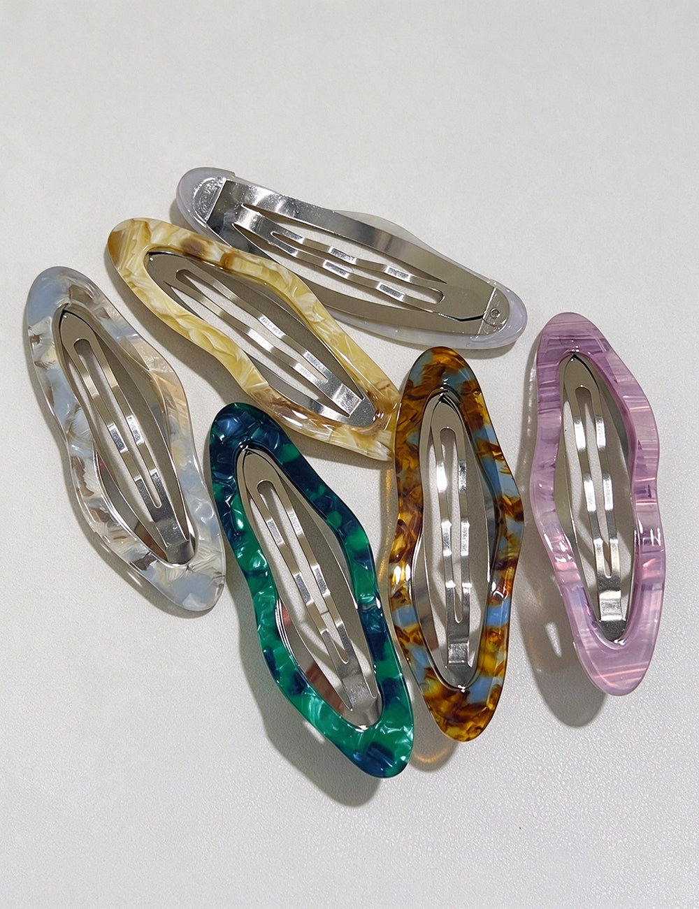 Geometric Snap Hair Clip - DippedShop Wholesale - #0419
