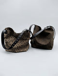Vintage Leopard Print Large Capacity Shoulder Bag 6W10BBG1954