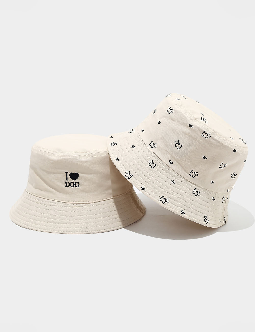Reversible Embroidered Bucket Hats - DippedShop Wholesale - #8803