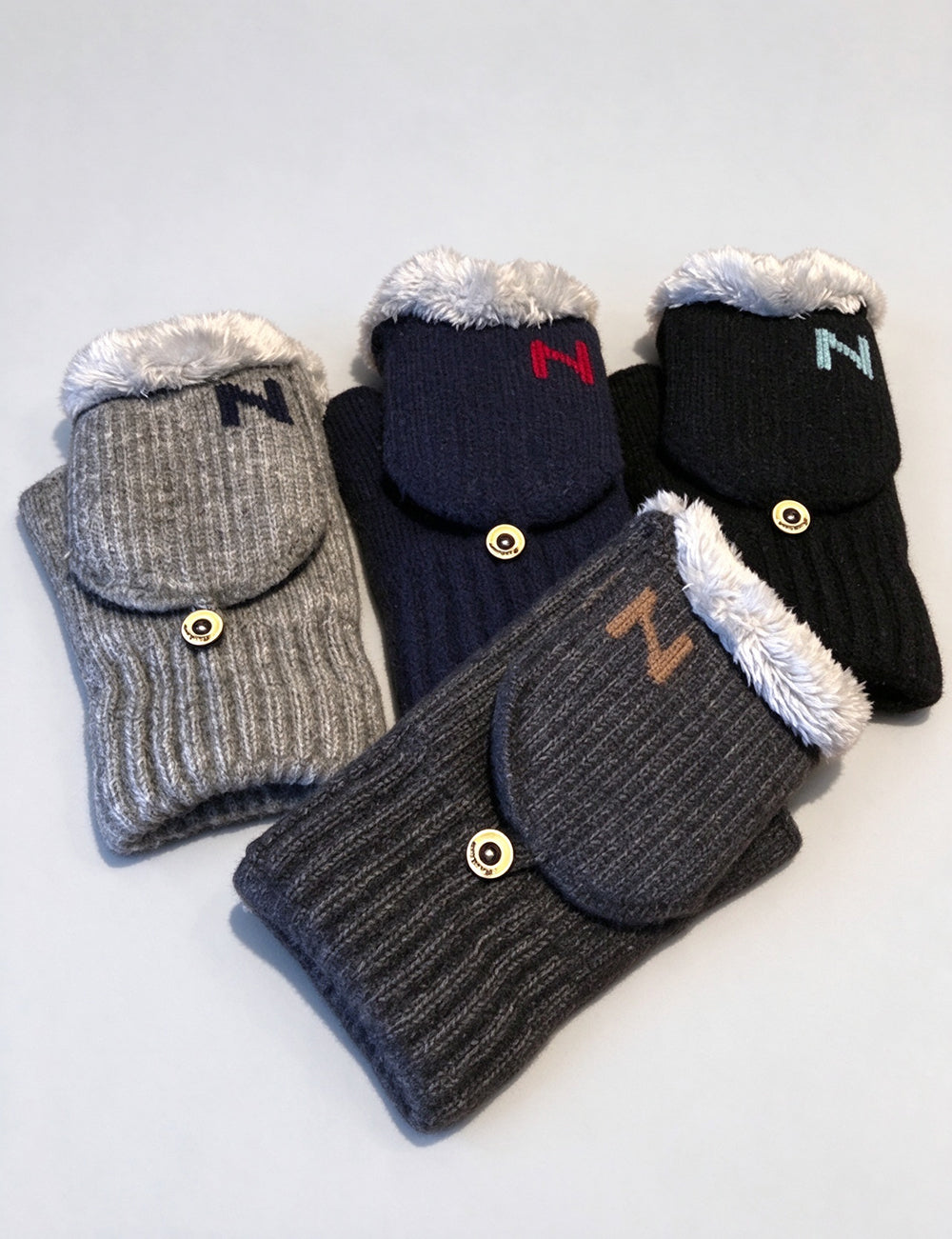 Knitted Convertible Mittens - DippedShop Wholesale - #1491