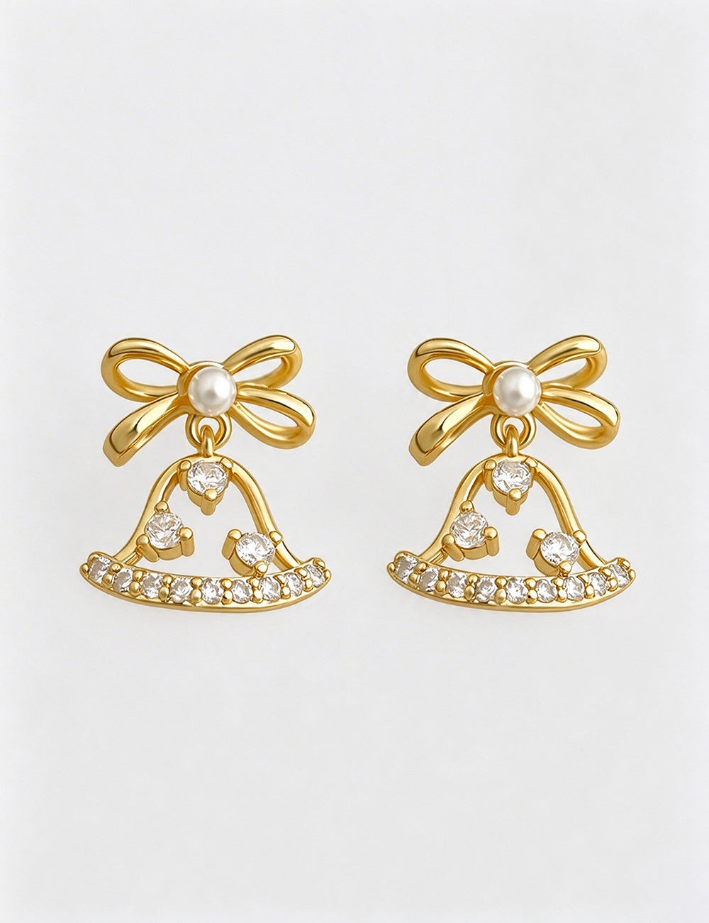 Christmas Bell Stud Earrings - DippedShop Wholesale - #1107