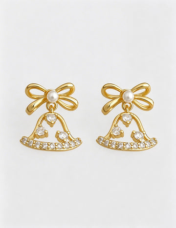 Christmas Bell Stud Earrings - DippedShop Wholesale - #1107