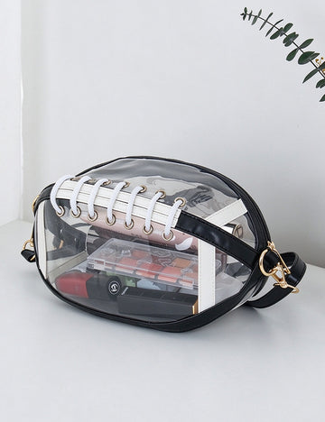 Clear Football Shaped Stadium Approved - DippedShop Wholesale - #3267