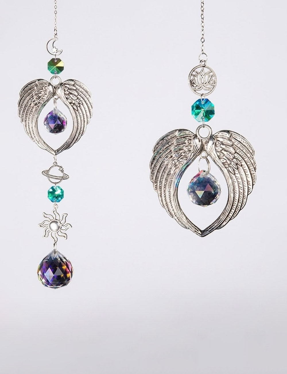 Angel Wing Crystal Suncatchers - DippedShop Wholesale - #9683