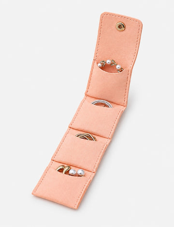 Trendy Solid Color Portable Ring Jewelry Case 6W13HSJ124