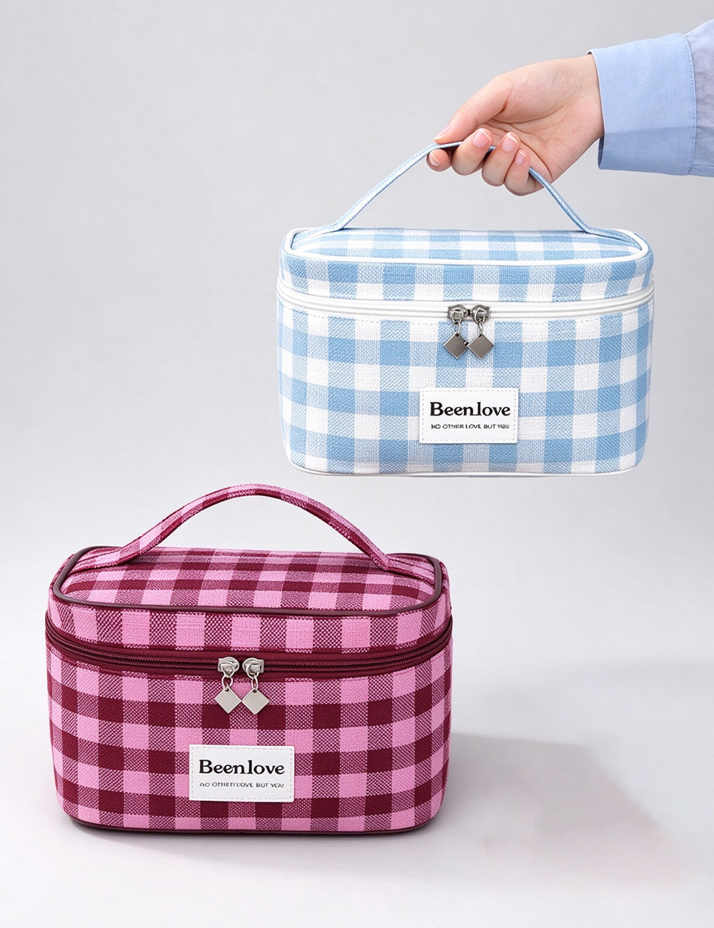 Trendy Plaid Portable Large Capacity - DippedShop Wholesale - #5331