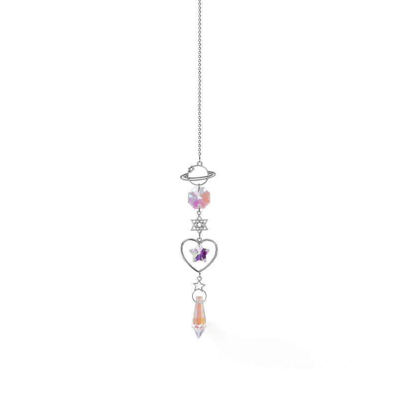 Geometric Crystal Pendant Planet Hanging Suncatcher MK2CZAS6H7HLS59