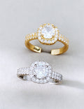Trendy Square Cubiz Zirconia Engagement Open Ring 6W6JRG370