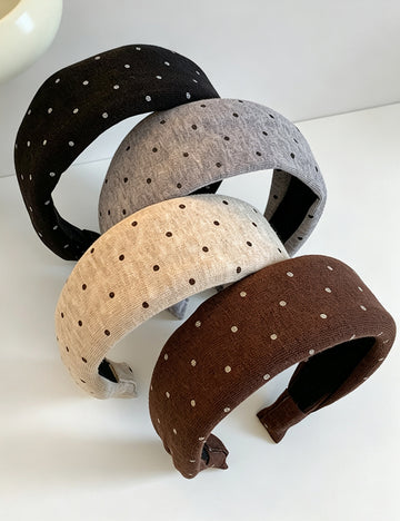 Slouchy Polka Dot Headband - DippedShop Wholesale - #1027