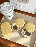 Creative Cookies Shape Rotate Double Makeup Mirror MK2PPFN6CT5MR49